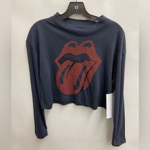 Rolling Stones New Long sleeve crop top